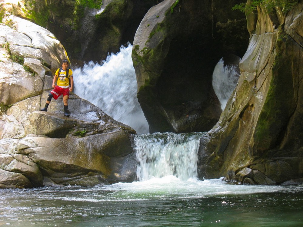 Canyoning suave en San Carlos